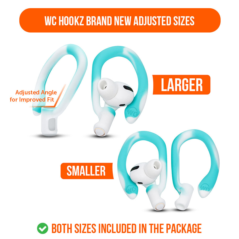 Apos Audio Wicked Cushions Earbuds Earhooks WC HookZ - Over Ear Hooks for Airpods Pro 1, 2 & Airpods 1, 2, 3