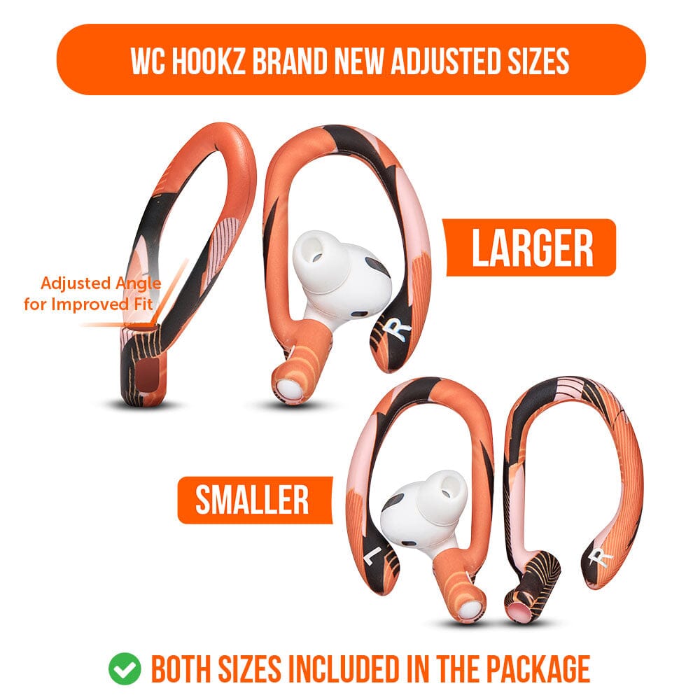 Apos Audio Wicked Cushions Earbuds Earhooks WC HookZ - Over Ear Hooks for Airpods Pro 1, 2 & Airpods 1, 2, 3
