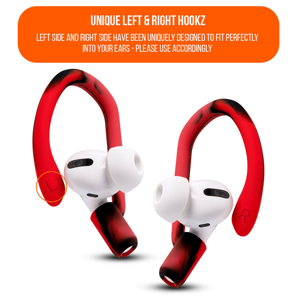 Apos Audio Wicked Cushions Earbuds Earhooks WC HookZ - Over Ear Hooks for Airpods Pro 1, 2 & Airpods 1, 2, 3