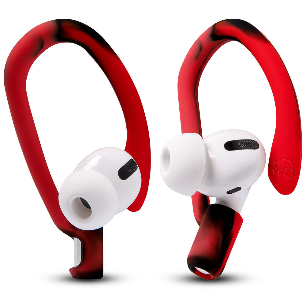 Apos Audio Wicked Cushions Earbuds Earhooks WC HookZ - Over Ear Hooks for Airpods Pro 1, 2 & Airpods 1, 2, 3 Lava