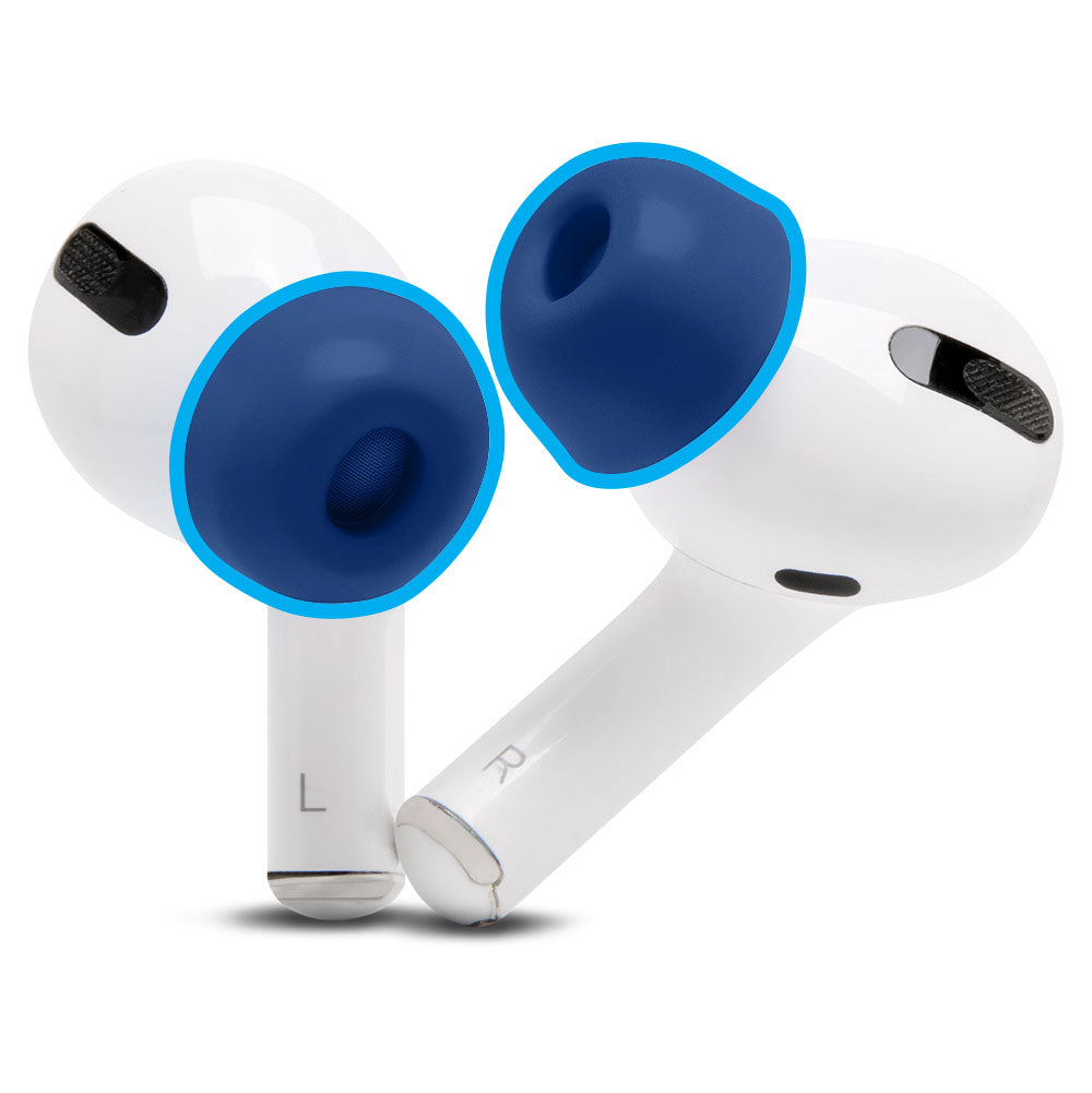 Apos Audio Wicked Cushions Earbuds Foam Tips WC TipZ - Memory Foam Ear Tips for Airpods Pro & Airpods Pro 2 Navy Blue