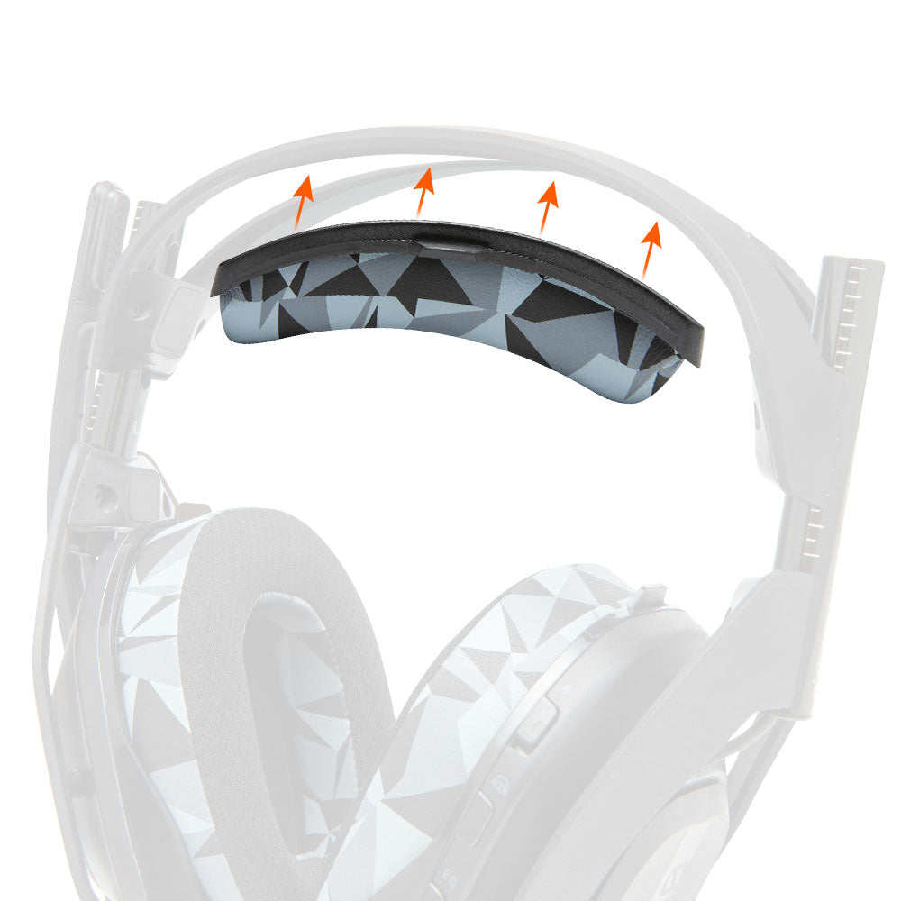 Apos Audio Wicked Cushions Headbands & Headband Covers Astro A50 Headband Replacement - WC BandZ A50 Geo Grey