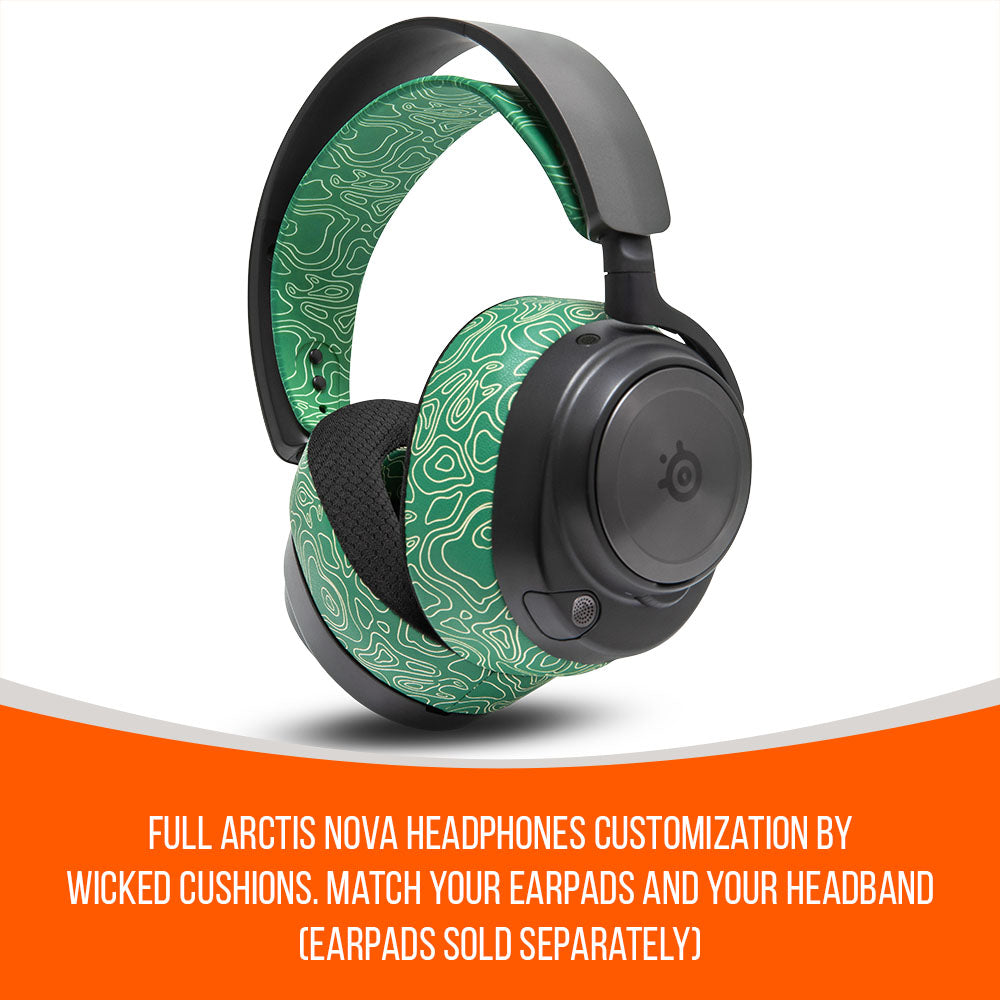 Apos Audio Wicked Cushions Headbands & Headband Covers Upgraded Headband Replacement for Arctis Nova Headphones