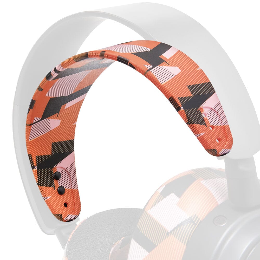 Apos Audio Wicked Cushions Headbands & Headband Covers Upgraded Headband Replacement for Arctis Nova Headphones Orange Prism