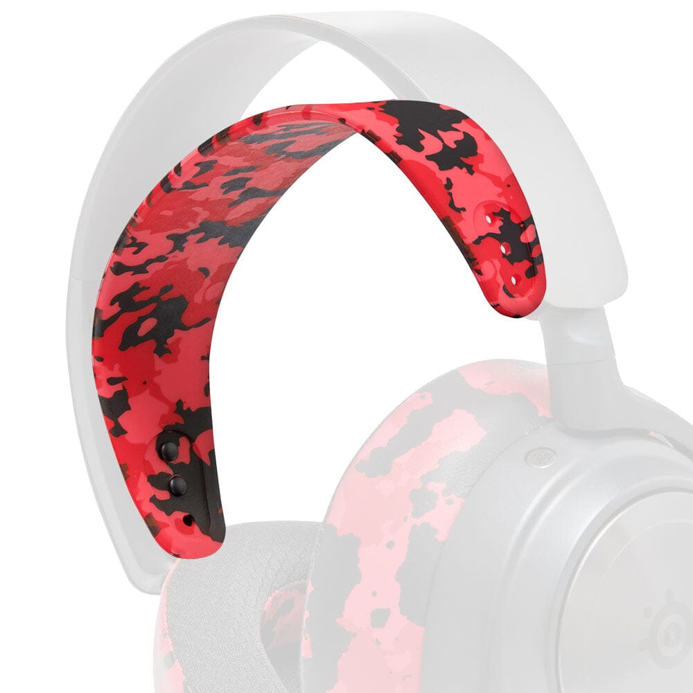 Apos Audio Wicked Cushions Headbands & Headband Covers Upgraded Headband Replacement for Arctis Nova Headphones Red Camo