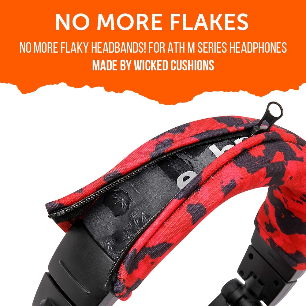 Apos Audio Wicked Cushions Headbands & Headband Covers WC BandZ V2 Protective Headband Cover For ATH M Series Headphones