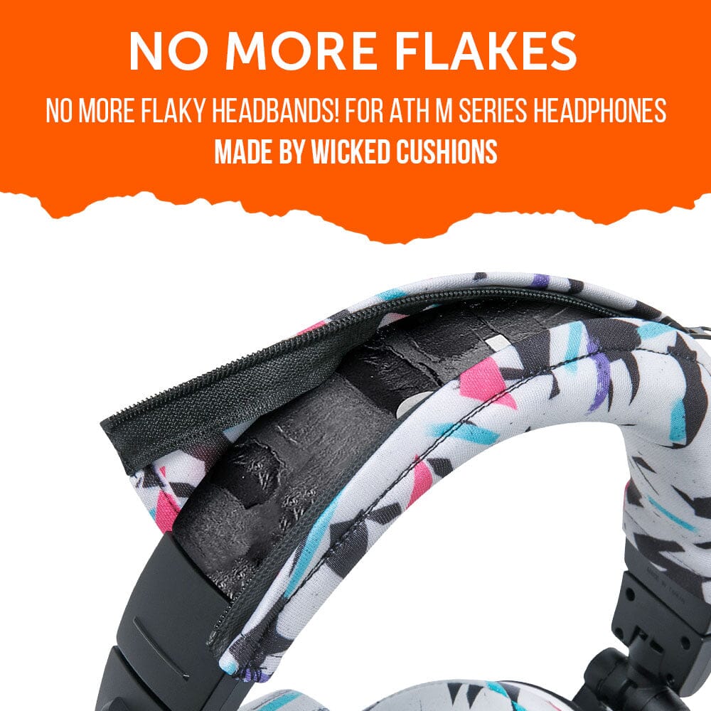 Apos Audio Wicked Cushions Headbands & Headband Covers WC BandZ V2 Protective Headband Cover For ATH M Series Headphones