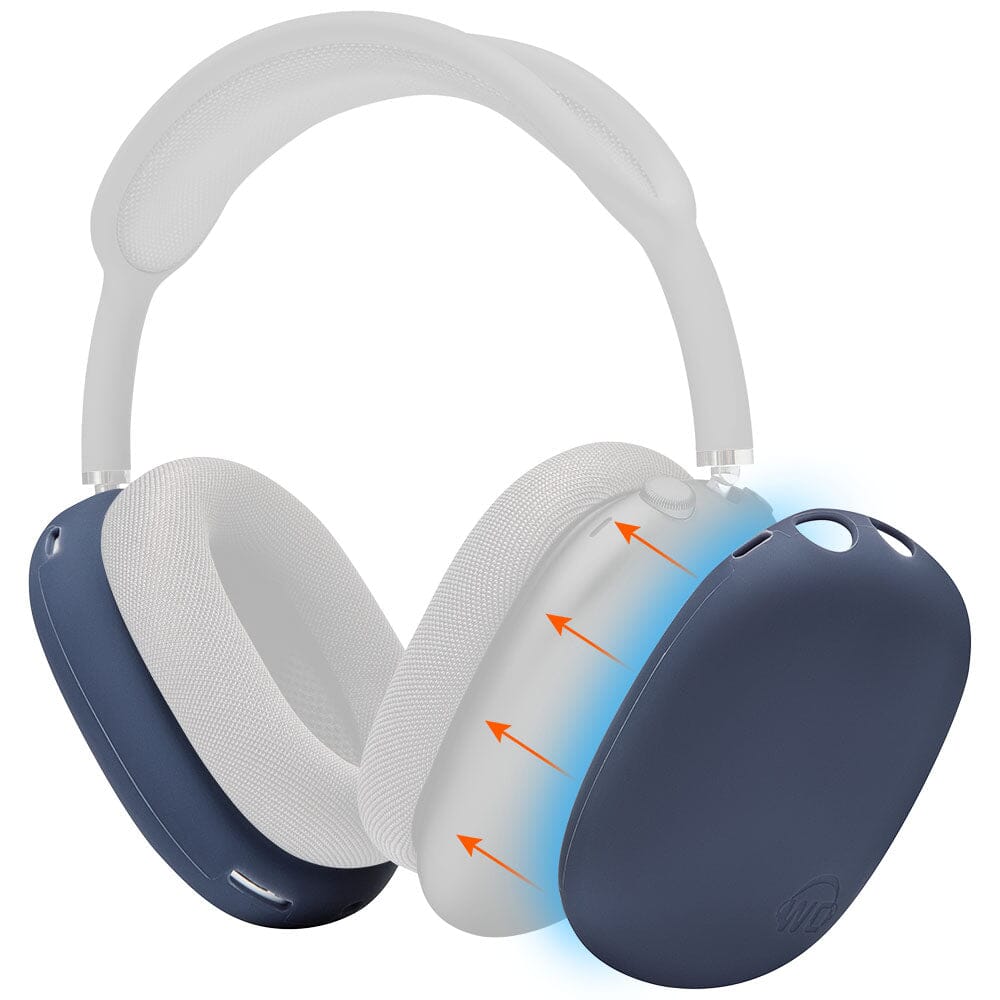 Apos Audio Wicked Cushions Headphone Covers Airpods Max 1 & 2 Exterior Shell Covers - WC ShellZ Max Blue