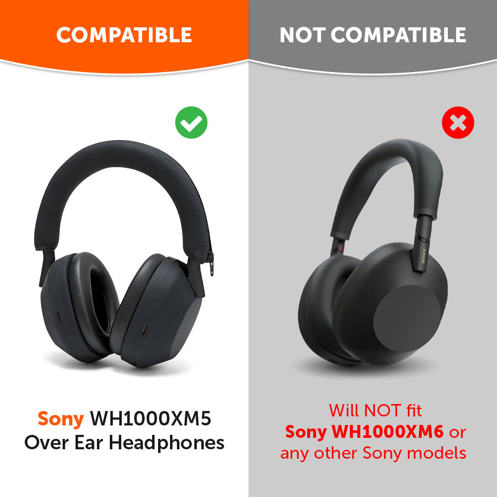 Apos Audio Wicked Cushions Headphone Covers Sony XM5 Protective Shell Cover - WC ShellZ XM5