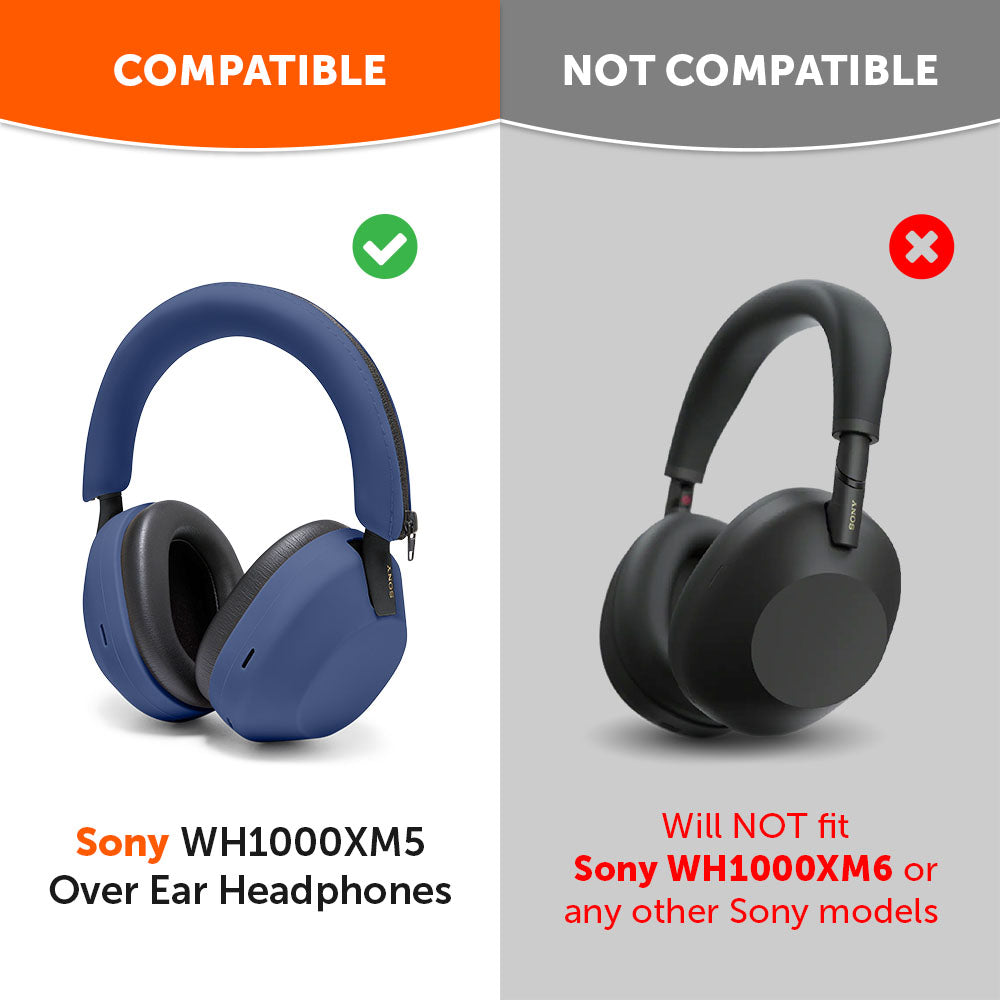 Apos Audio Wicked Cushions Headphone Covers Sony XM5 Protective Shell Cover - WC ShellZ XM5