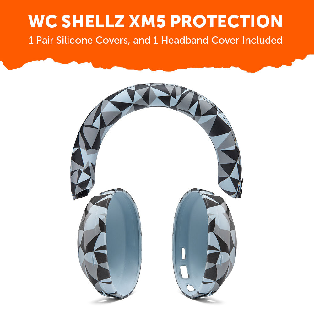 Apos Audio Wicked Cushions Headphone Covers Sony XM5 Protective Shell Cover - WC ShellZ XM5
