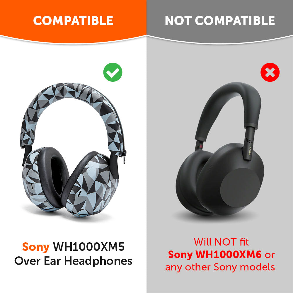 Apos Audio Wicked Cushions Headphone Covers Sony XM5 Protective Shell Cover - WC ShellZ XM5