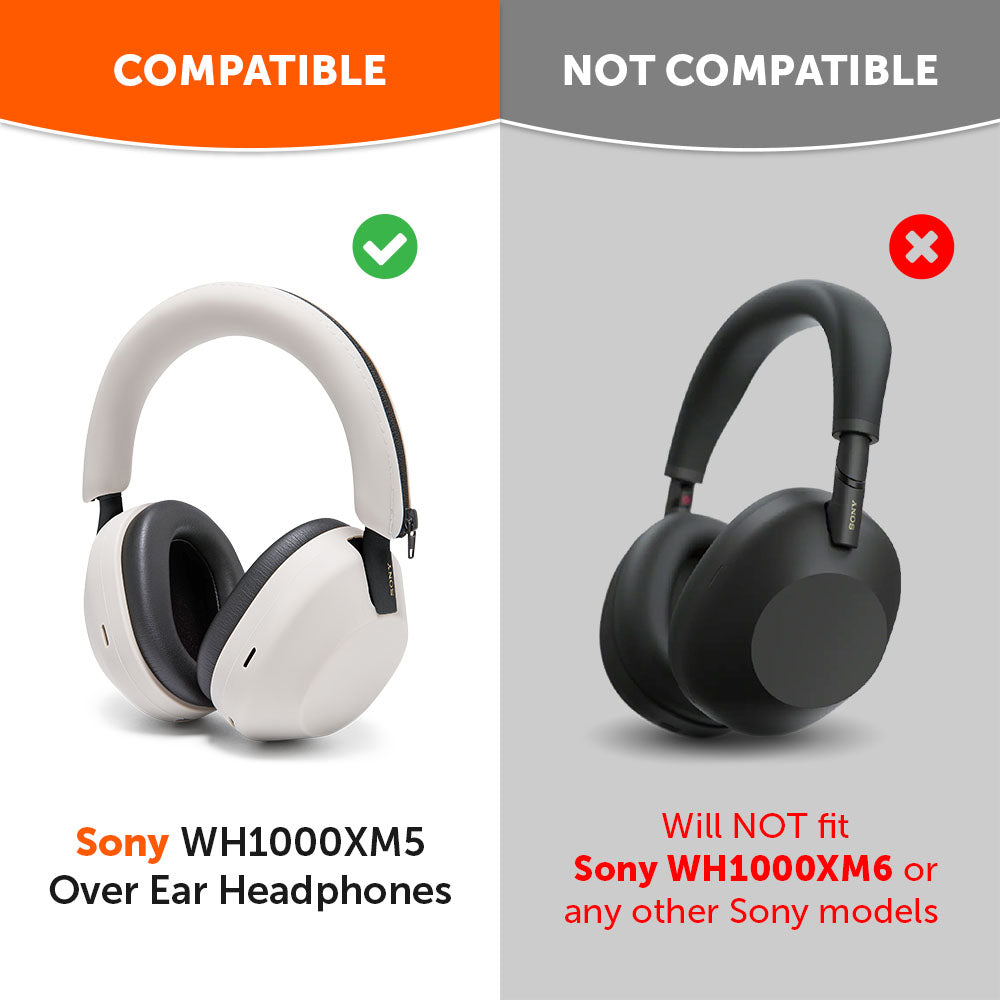 Apos Audio Wicked Cushions Headphone Covers Sony XM5 Protective Shell Cover - WC ShellZ XM5