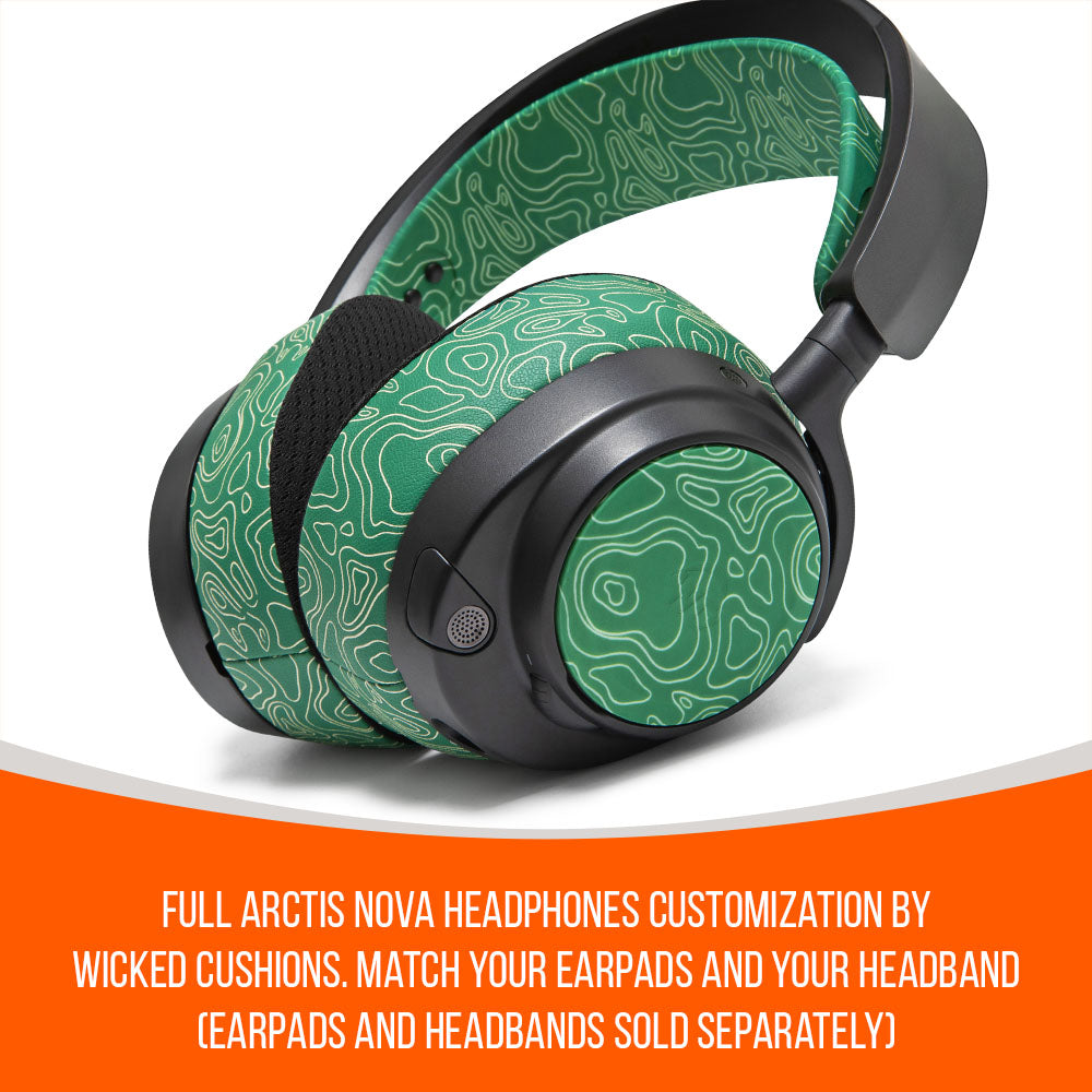 Apos Audio Wicked Cushions Speaker Plates WC Side Speaker Plates for Arctis Nova Headsets - Arctis Nova Booster Pack by Wicked Cushions