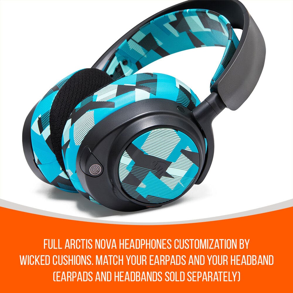 Apos Audio Wicked Cushions Speaker Plates WC Side Speaker Plates for Arctis Nova Headsets - Arctis Nova Booster Pack by Wicked Cushions