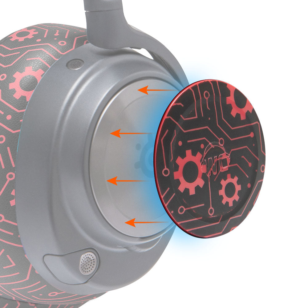 Apos Audio Wicked Cushions Speaker Plates WC Side Speaker Plates for Arctis Nova Headsets - Arctis Nova Booster Pack by Wicked Cushions Techne