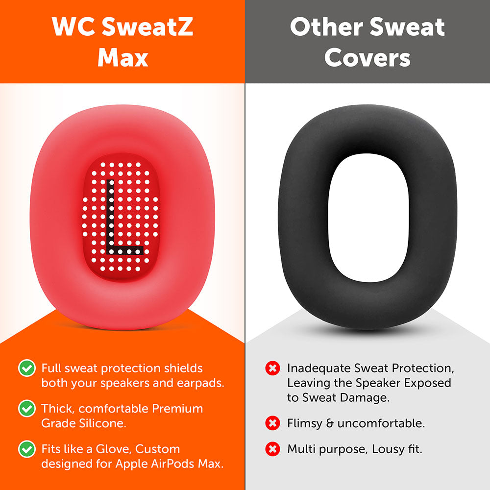 Apos Audio Wicked Cushions Sweat Covers Apple Airpods Max 1 Earpad Sweat Covers - WC SweatZ Max