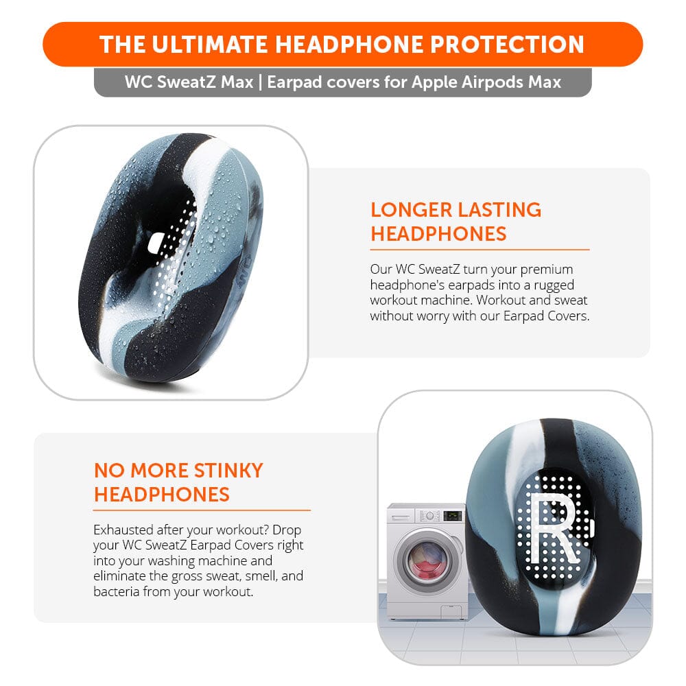 Apos Audio Wicked Cushions Sweat Covers Apple Airpods Max 1 Earpad Sweat Covers - WC SweatZ Max