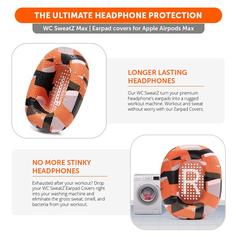 Apos Audio Wicked Cushions Sweat Covers Apple Airpods Max 1 Earpad Sweat Covers - WC SweatZ Max