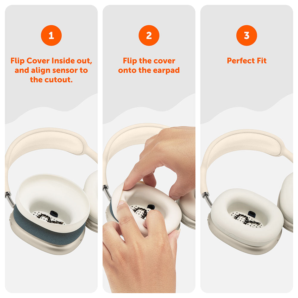 Apos Audio Wicked Cushions Sweat Covers Apple Airpods Max 1 Earpad Sweat Covers - WC SweatZ Max