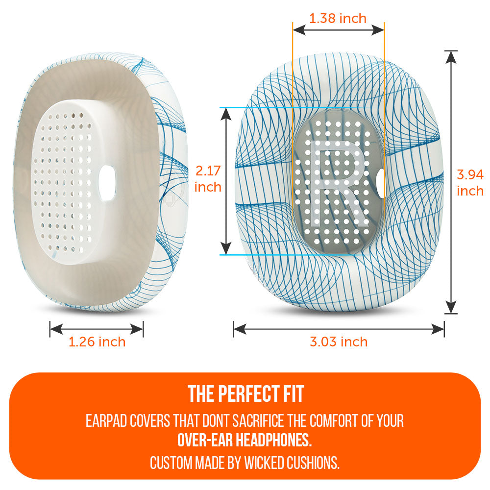 Apos Audio Wicked Cushions Sweat Covers Apple Airpods Max 1 Earpad Sweat Covers - WC SweatZ Max