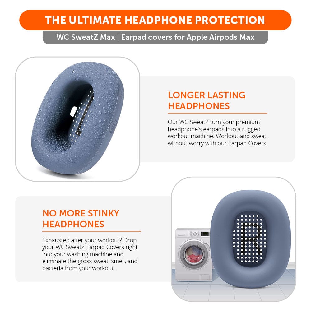 Apos Audio Wicked Cushions Sweat Covers Apple Airpods Max 1 Earpad Sweat Covers - WC SweatZ Max
