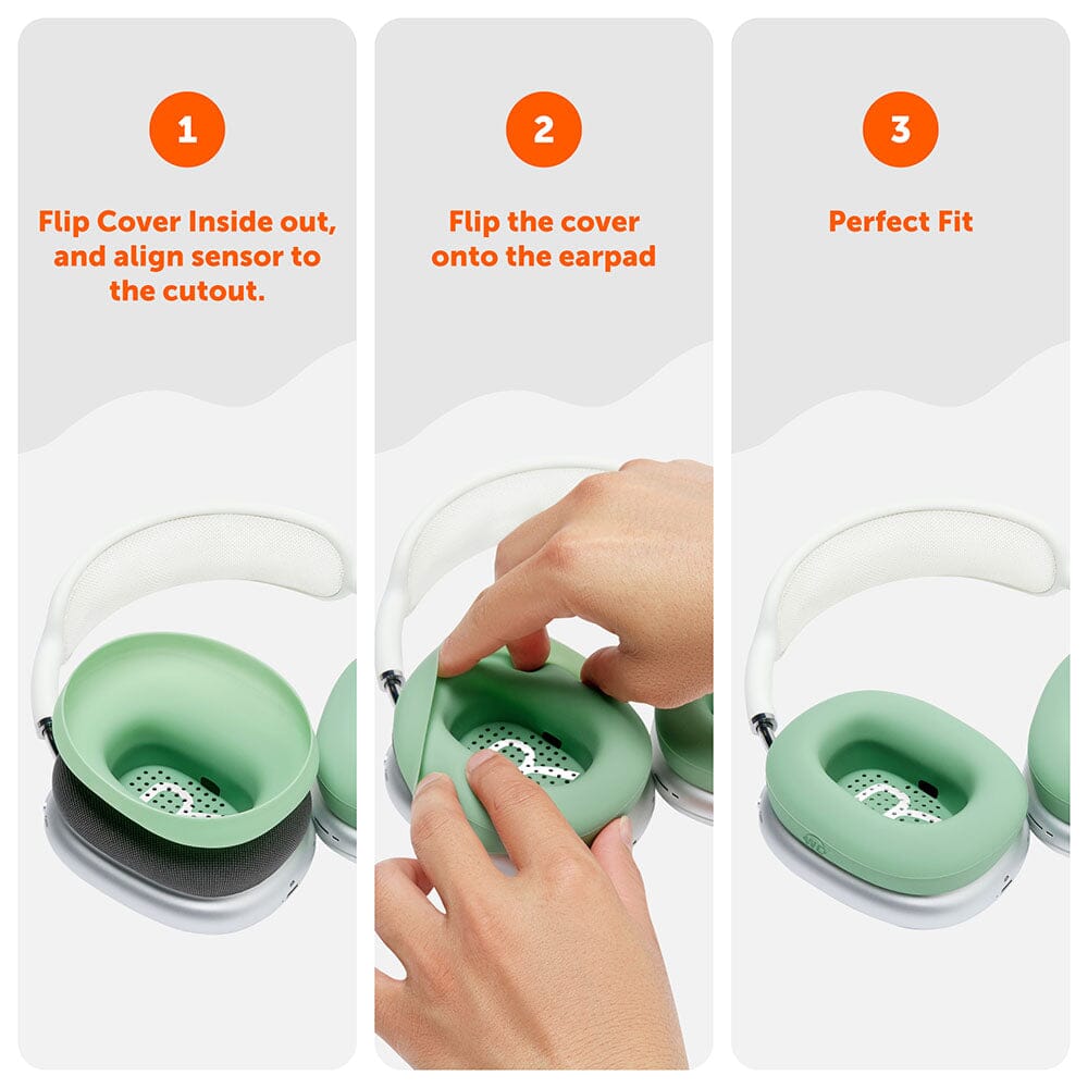 Apos Audio Wicked Cushions Sweat Covers Apple Airpods Max 1 Earpad Sweat Covers - WC SweatZ Max