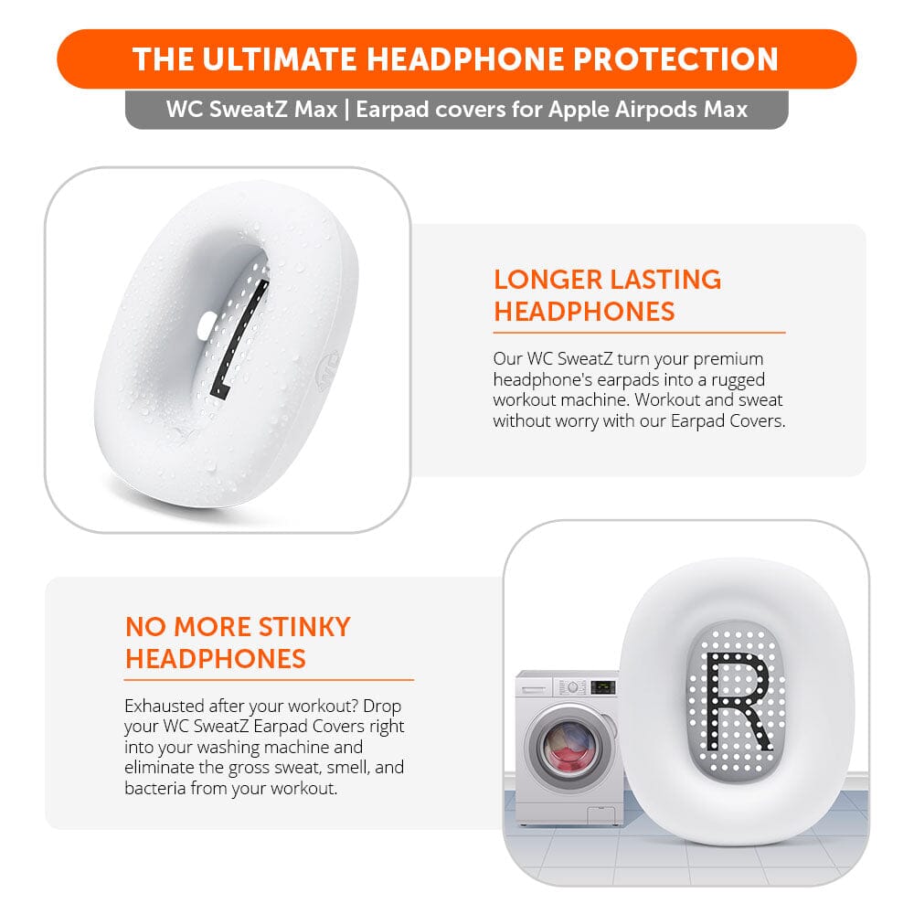 Apos Audio Wicked Cushions Sweat Covers Apple Airpods Max 1 Earpad Sweat Covers - WC SweatZ Max