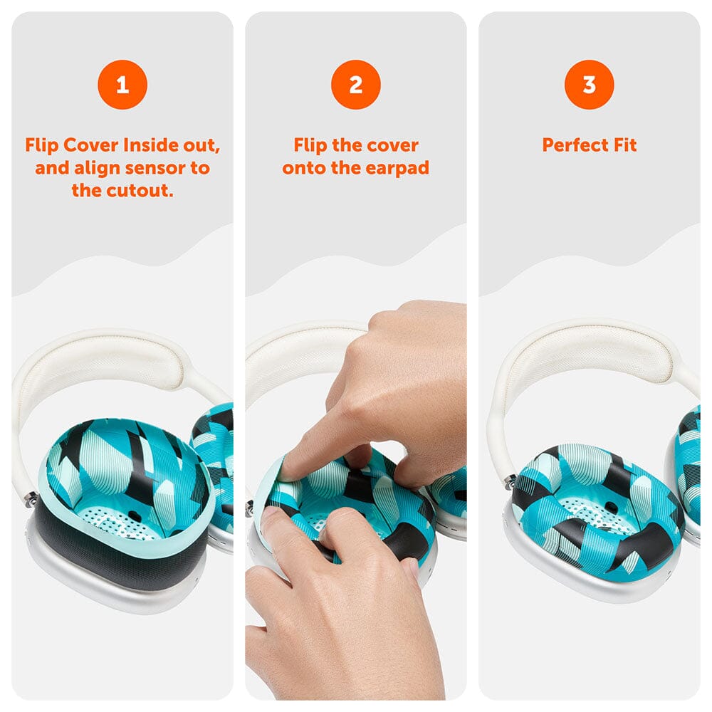 Apos Audio Wicked Cushions Sweat Covers Apple Airpods Max 1 Earpad Sweat Covers - WC SweatZ Max