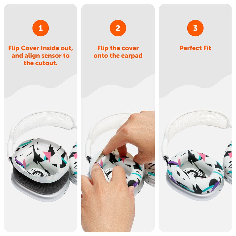 Apos Audio Wicked Cushions Sweat Covers Apple Airpods Max 1 Earpad Sweat Covers - WC SweatZ Max