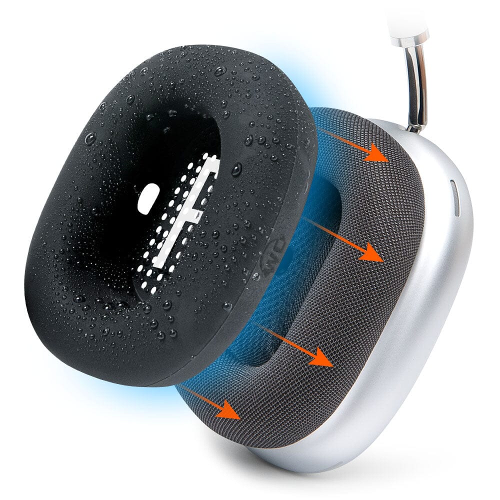 Apos Audio Wicked Cushions Sweat Covers Apple Airpods Max 1 Earpad Sweat Covers - WC SweatZ Max Black