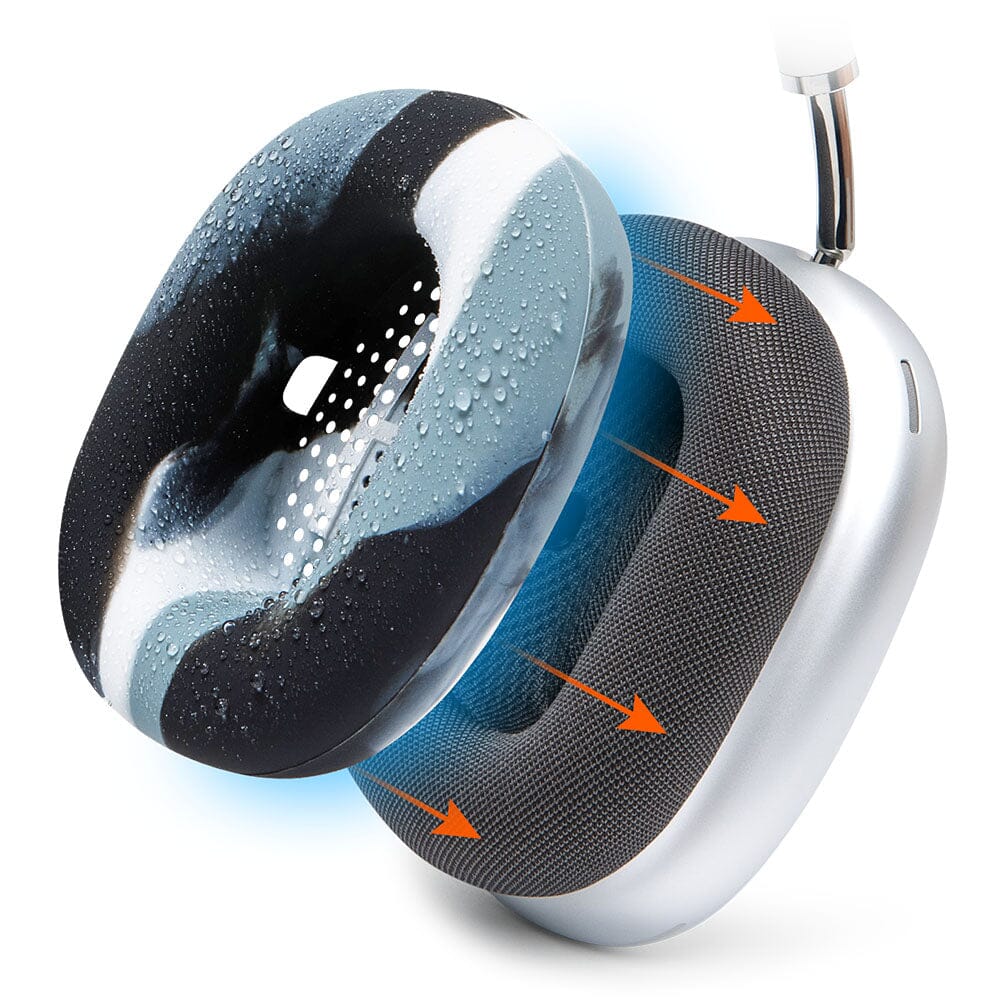 Apos Audio Wicked Cushions Sweat Covers Apple Airpods Max 1 Earpad Sweat Covers - WC SweatZ Max Marble