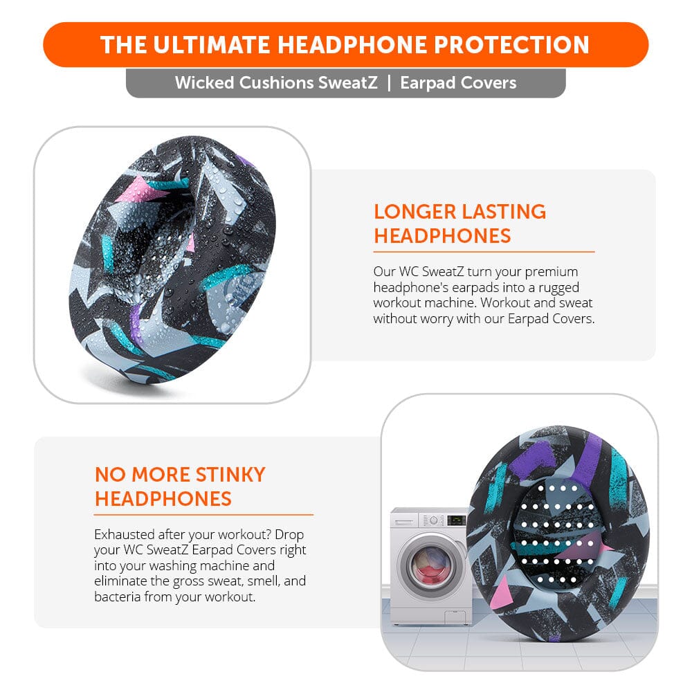 Apos Audio Wicked Cushions Sweat Covers Beats Studio 2 & 3 Earpad Sweat Covers - WC SweatZ Studio