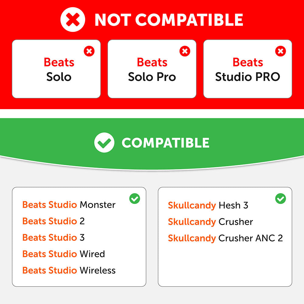 Apos Audio Wicked Cushions Sweat Covers Beats Studio 2 & 3 Earpad Sweat Covers - WC SweatZ Studio