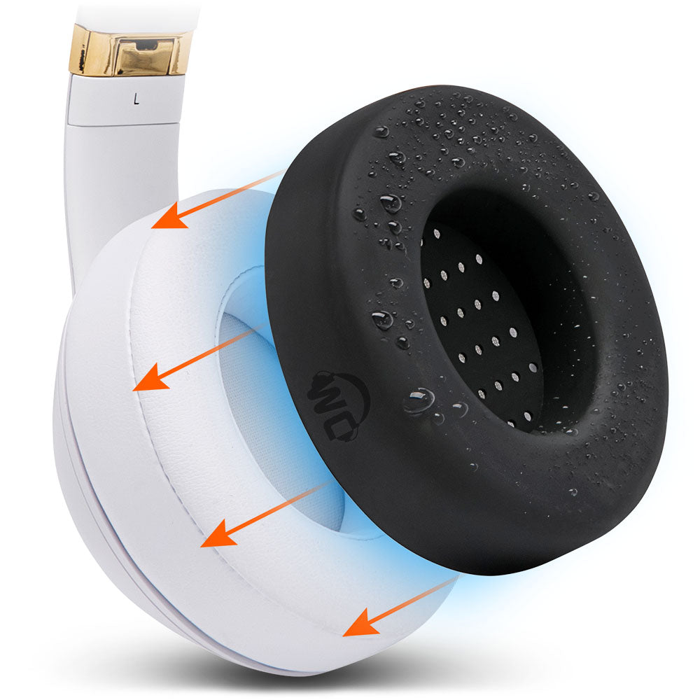Apos Audio Wicked Cushions Sweat Covers Beats Studio 2 & 3 Earpad Sweat Covers - WC SweatZ Studio Black