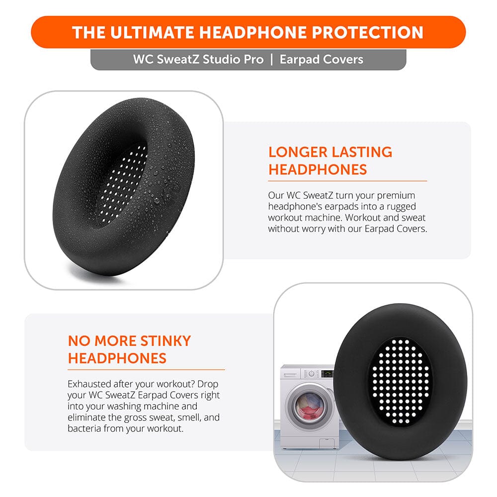 Apos Audio Wicked Cushions Sweat Covers Beats Studio Pro Earpad Sweat Covers - WC SweatZ Studio Pro
