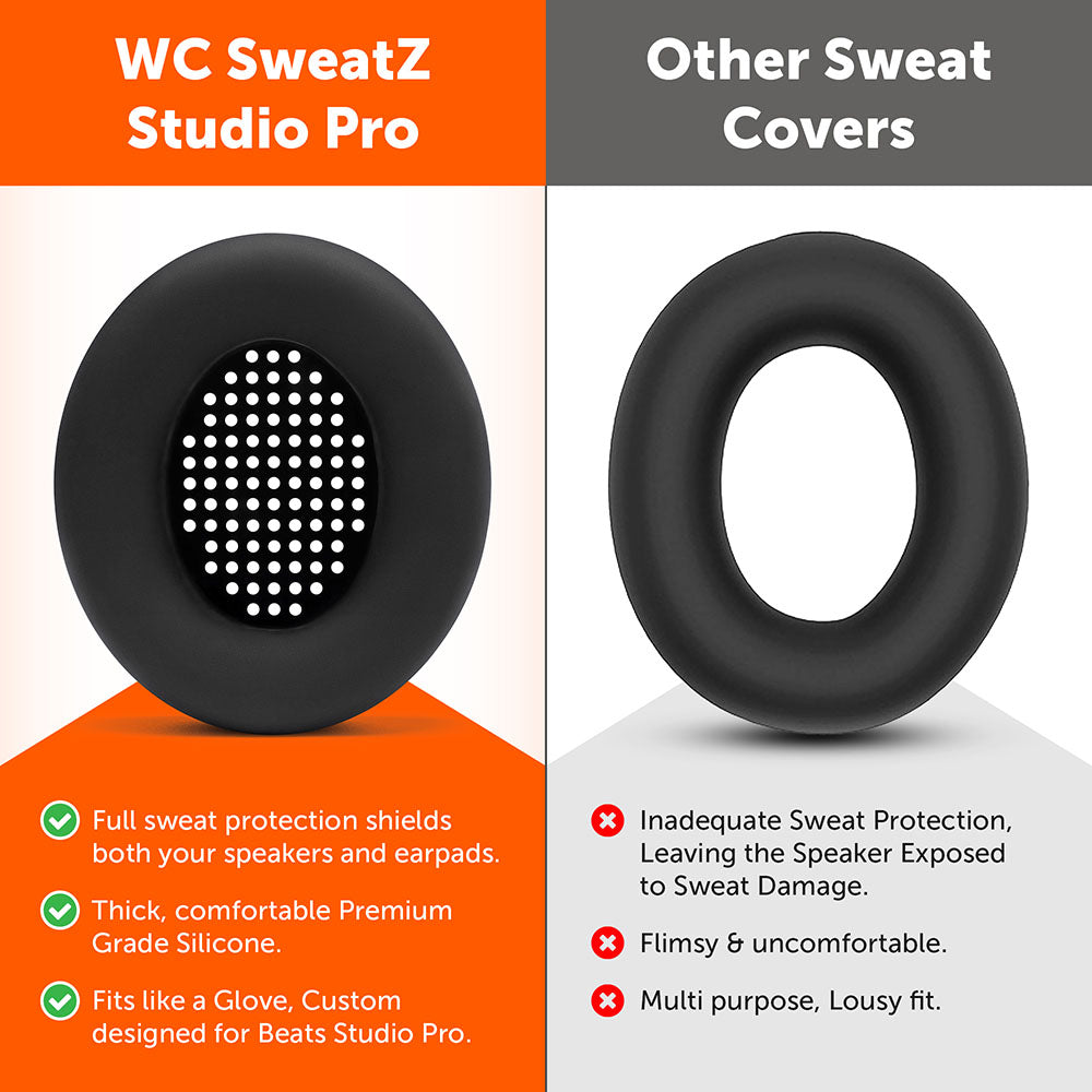Apos Audio Wicked Cushions Sweat Covers Beats Studio Pro Earpad Sweat Covers - WC SweatZ Studio Pro