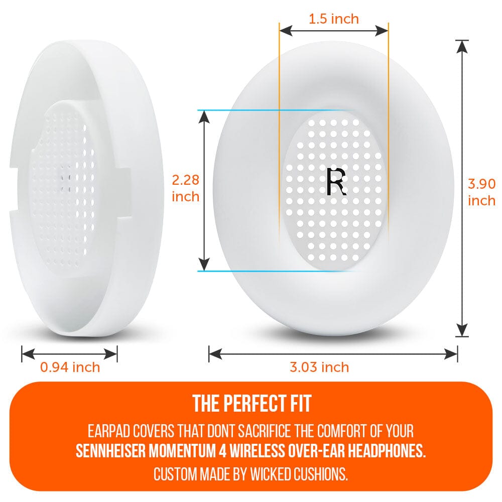 Apos Audio Wicked Cushions Sweat Covers Sennheiser Momentum 4 Earpad Sweat Covers - WC SweatZ Momentum 4