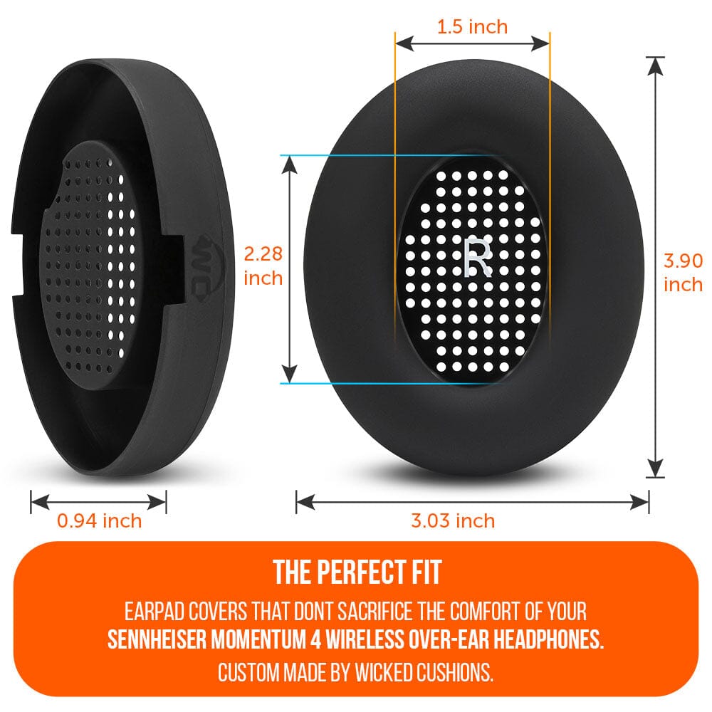 Apos Audio Wicked Cushions Sweat Covers Sennheiser Momentum 4 Earpad Sweat Covers - WC SweatZ Momentum 4