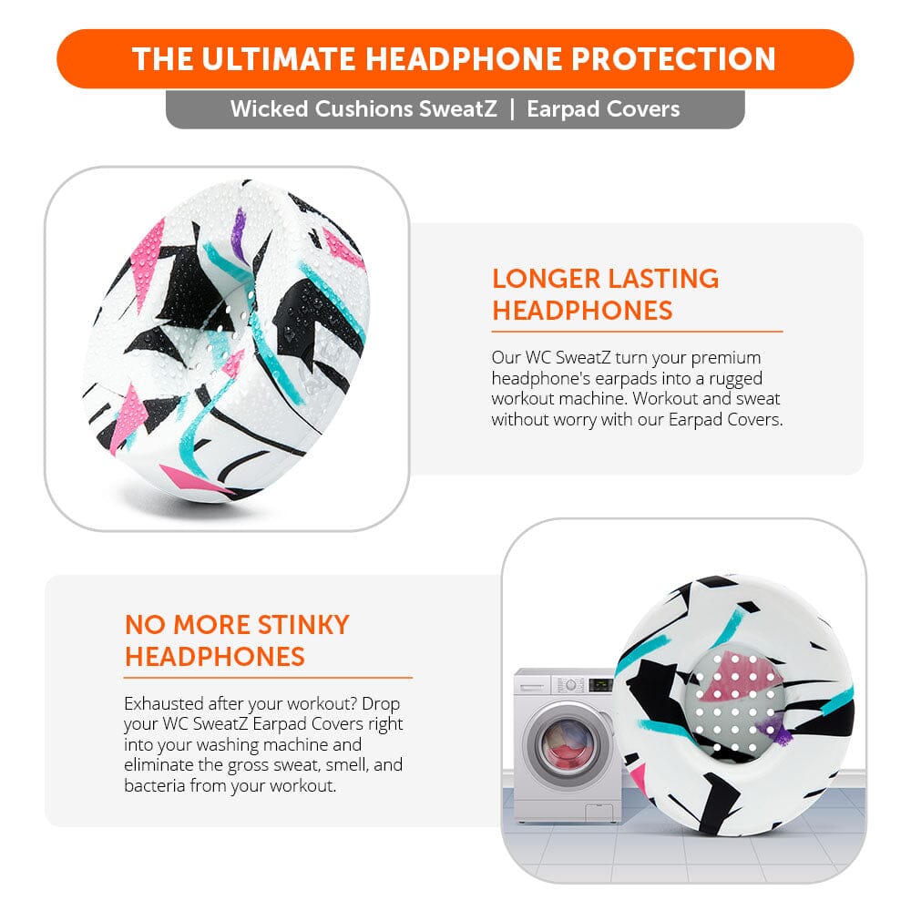 Apos Audio Wicked Cushions Sweat Covers Small WC SweatZ Protective Headphone Earpad Covers