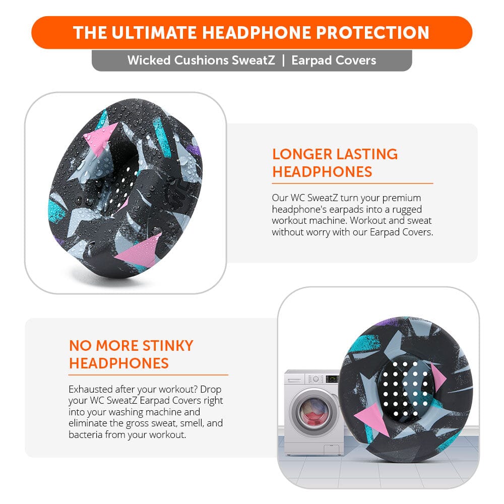 Apos Audio Wicked Cushions Sweat Covers Small WC SweatZ Protective Headphone Earpad Covers