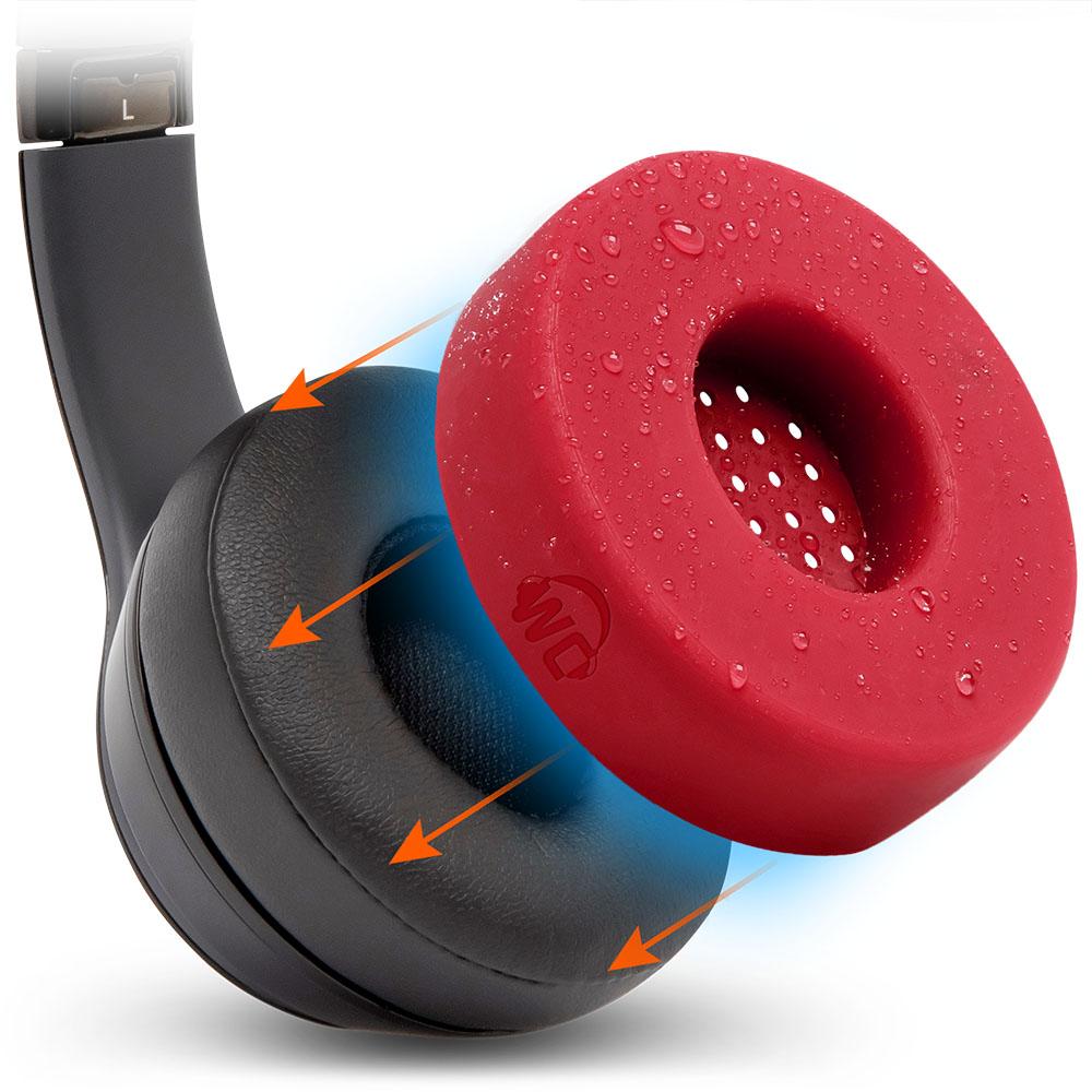 Apos Audio Wicked Cushions Sweat Covers Small WC SweatZ Protective Headphone Earpad Covers Red
