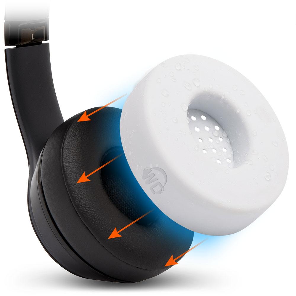 Apos Audio Wicked Cushions Sweat Covers Small WC SweatZ Protective Headphone Earpad Covers White