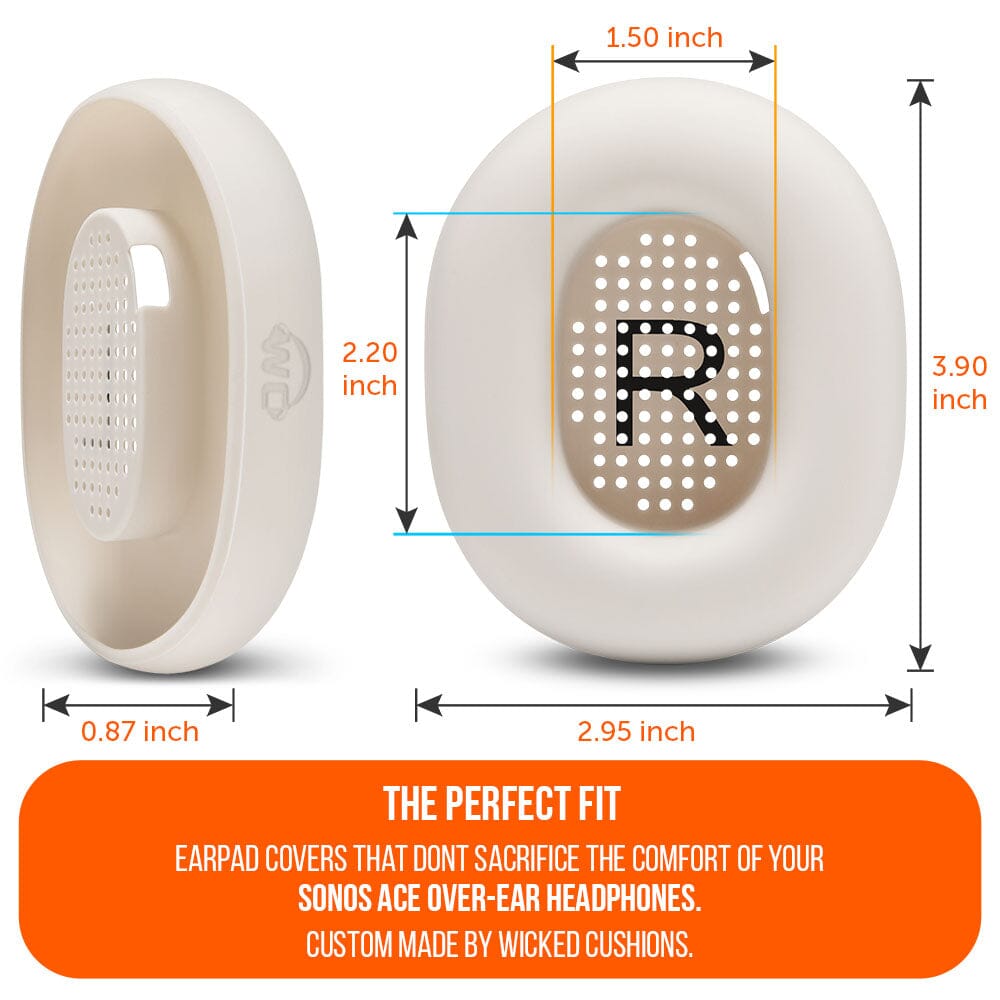 Apos Audio Wicked Cushions Sweat Covers Sonos Ace Earpad Sweat Covers - WC SweatZ Ace