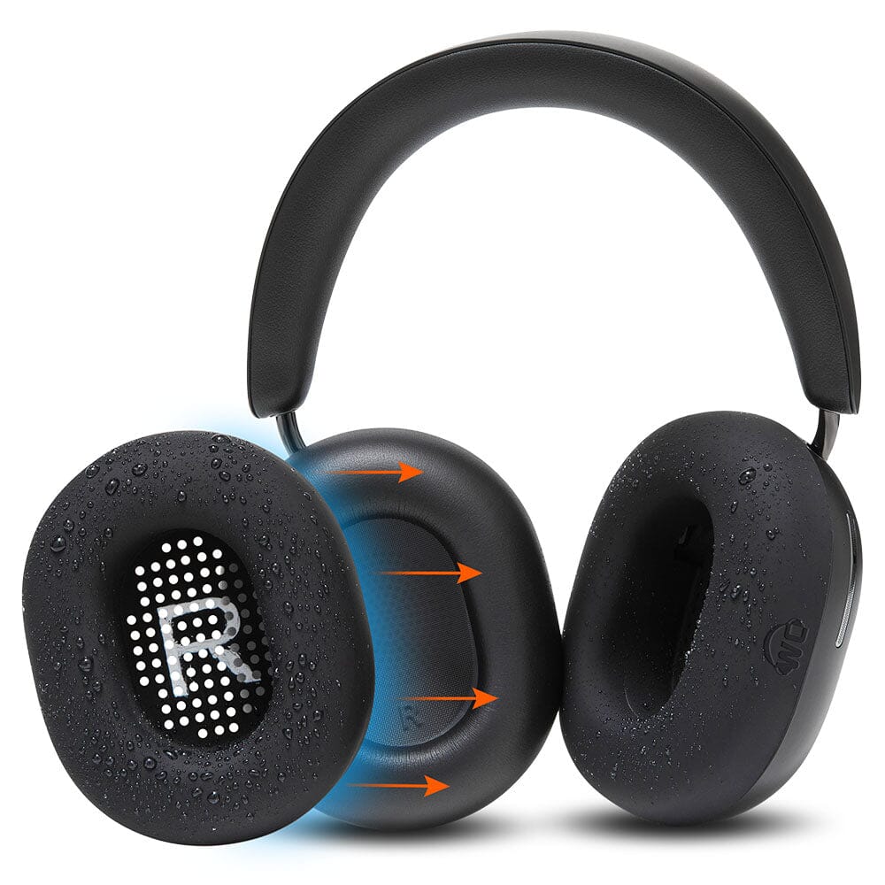 Apos Audio Wicked Cushions Sweat Covers Sonos Ace Earpad Sweat Covers - WC SweatZ Ace Black