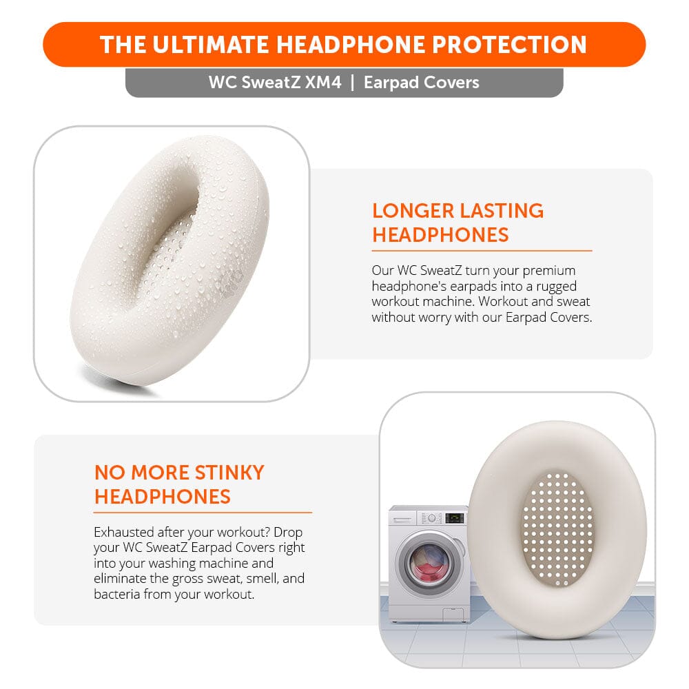 Apos Audio Wicked Cushions Sweat Covers Sony WH-1000XM4 Earpad Sweat Covers - WC SweatZ
