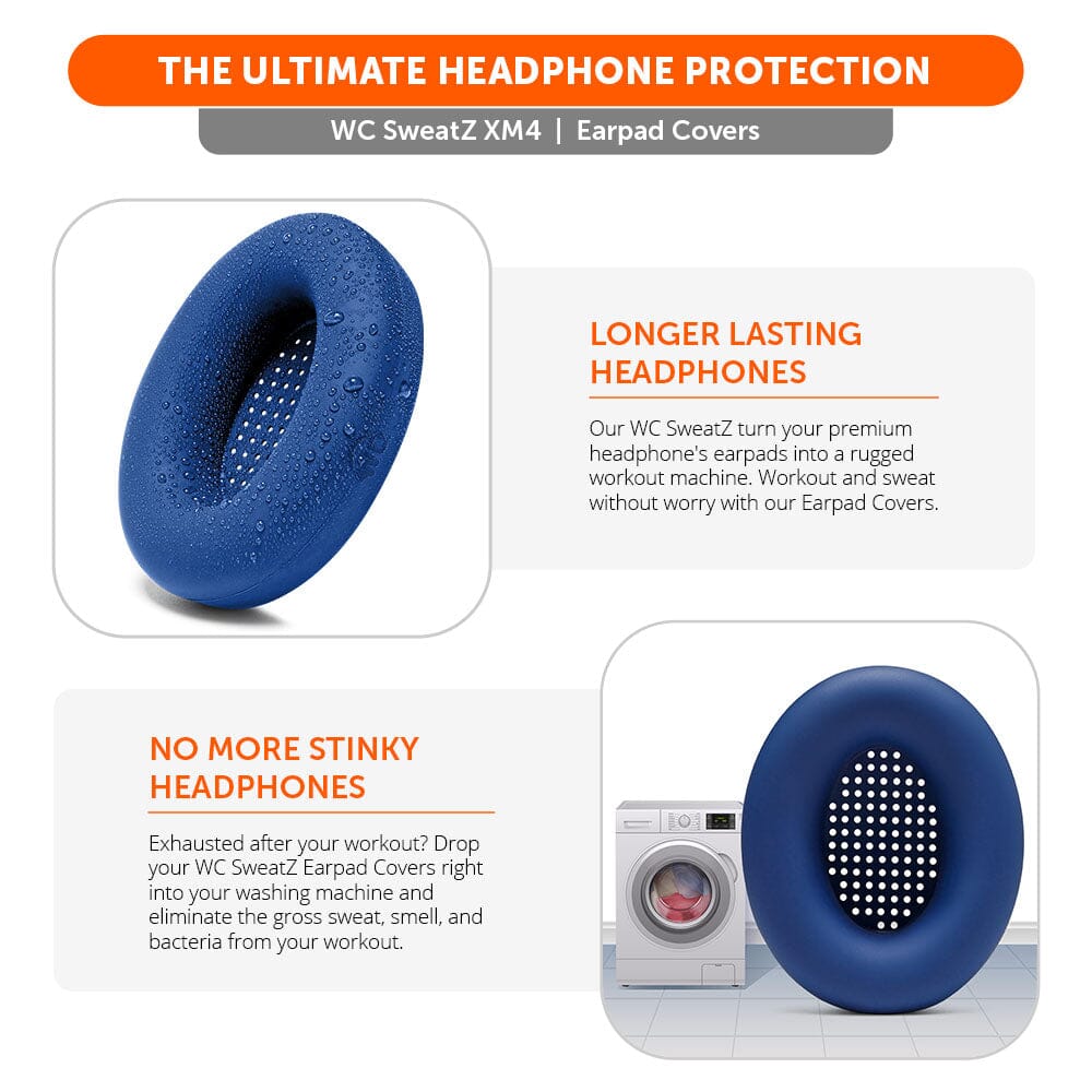 Apos Audio Wicked Cushions Sweat Covers Sony WH-1000XM4 Earpad Sweat Covers - WC SweatZ