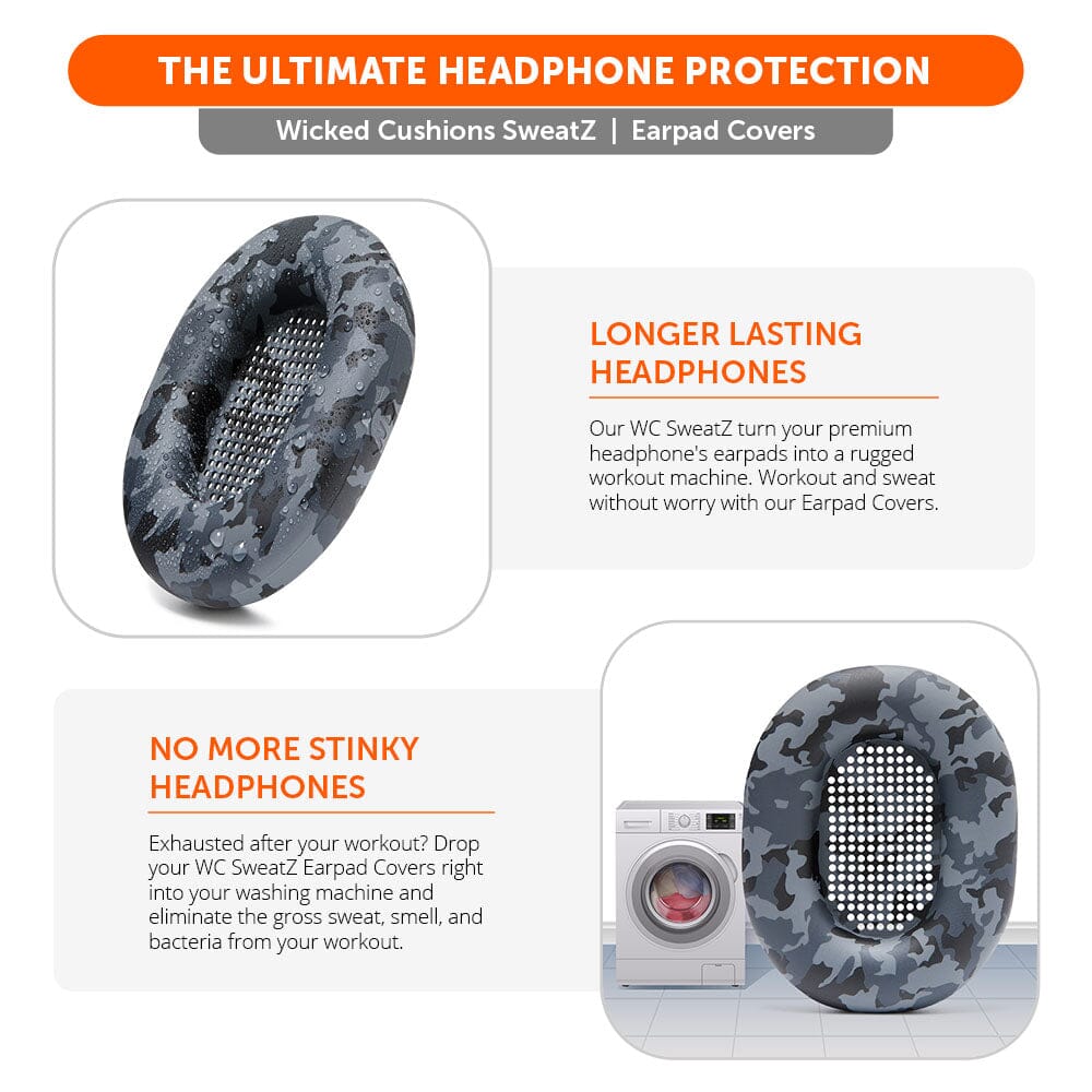 Apos Audio Wicked Cushions Sweat Covers Sony WH-1000XM5 Earpad Sweat Covers - WC SweatZ