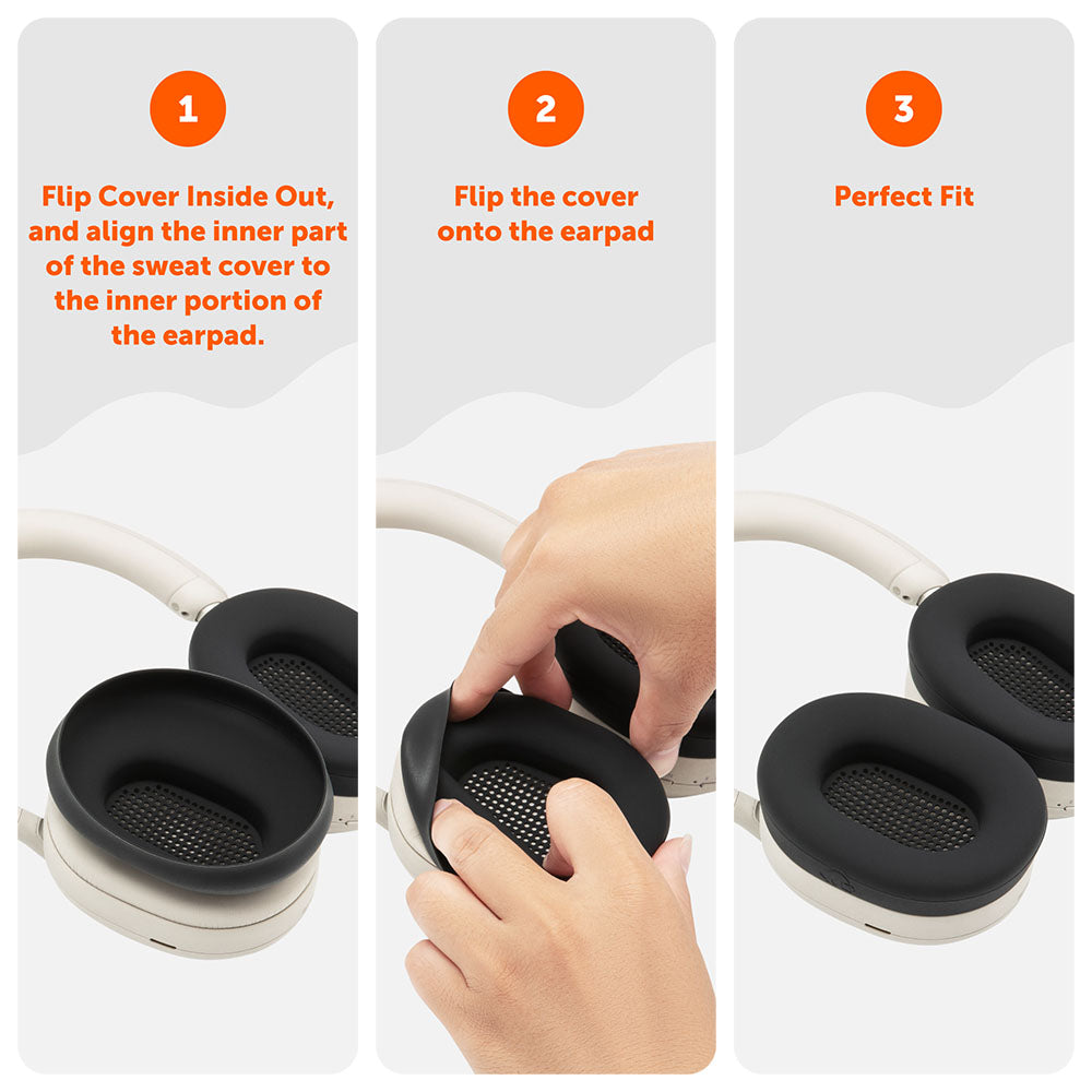 Apos Audio Wicked Cushions Sweat Covers Sony WH-1000XM5 Earpad Sweat Covers - WC SweatZ