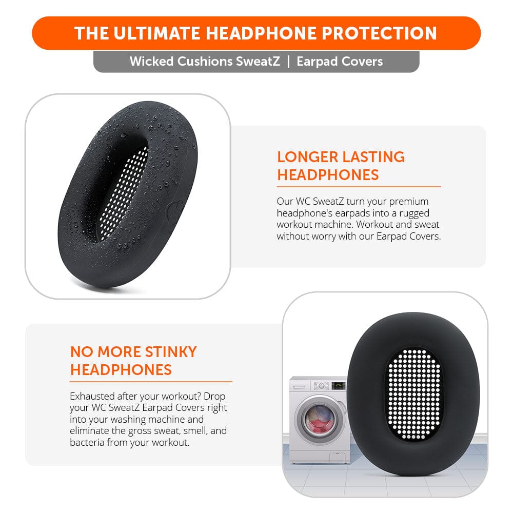 Apos Audio Wicked Cushions Sweat Covers Sony WH-1000XM5 Earpad Sweat Covers - WC SweatZ